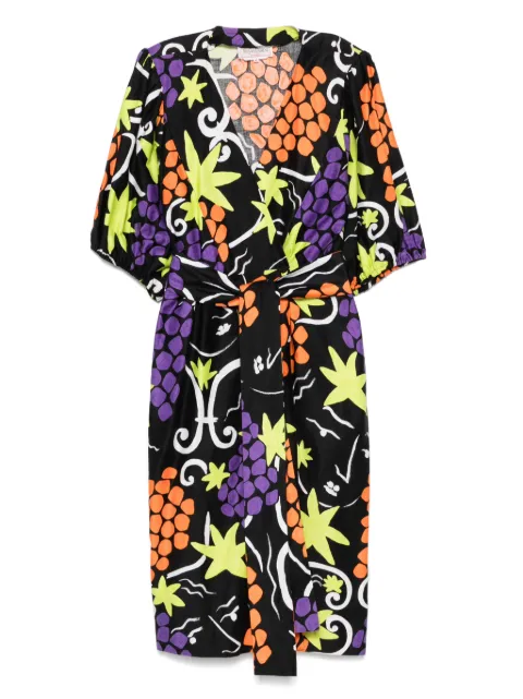 Saint Laurent Pre-Owned 1980s cotton dress Black SL450AI