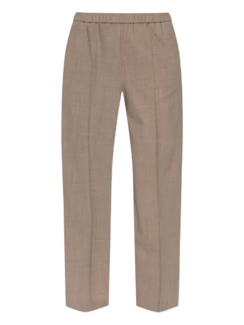 Fabiana Filippi creased straight-leg trousers Neutrals PAD215F322L5230000