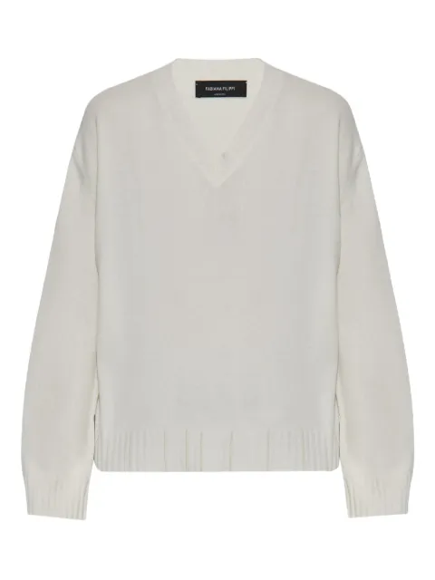Fabiana Filippi silk-blend jumper Neutrals MAD215F015L517