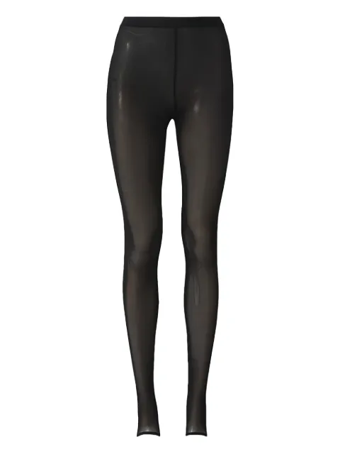 WARDROBE.NYC semi-sheer leggings Black W2213S25NY