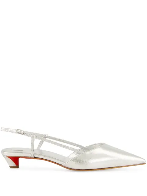 Christian Louboutin Miss Z Slingina flat pumps Grey 3250174S211