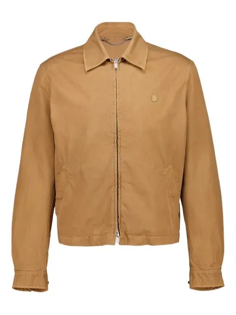 Alexander McQueen Skull-appliqué overshirt Neutrals 828642QTADG
