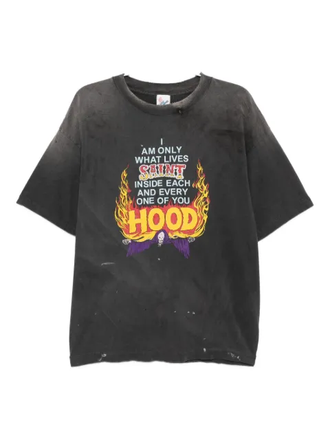 SAINT MXXXXXX graphic-print T-shirt SMHR80000C69BLK