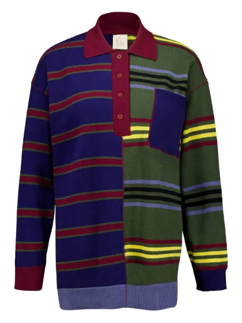PAULA striped polo top MAGDALENE