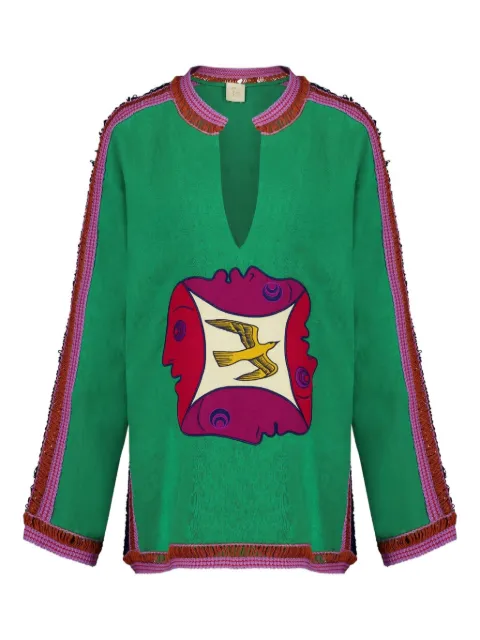 PAULA Myosolis tunic Green MYOSOLIS