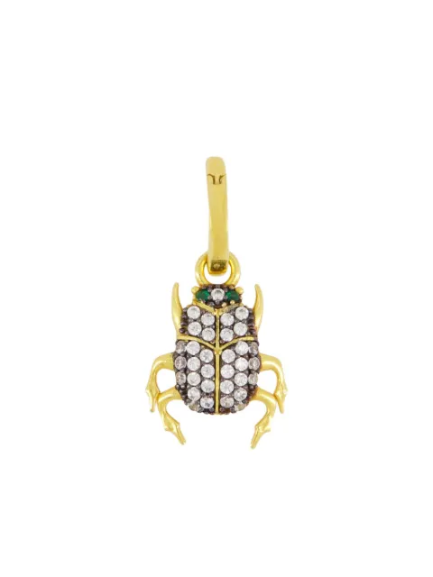 Begüm Khan 24K gold-plated Scarab hoop earring Gold BK13A0220004403