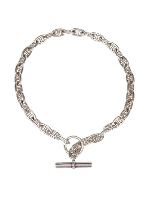 Hermès Pre-Owned 1990-2000s Chaine d'Ancre necklace Silver NC194234