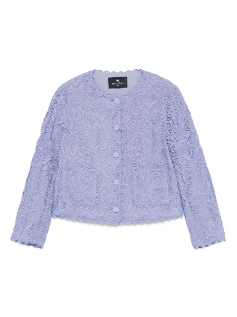 ETRO embroidered jacket Purple WRCA0079AV744