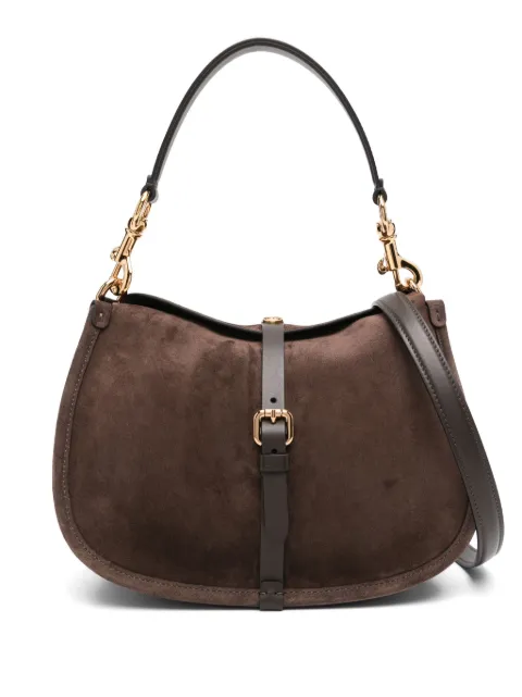ETRO medium suede Pony bag Brown WP1C0019AP341
