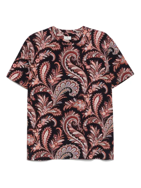 ETRO paisley-print cotton T-shirt Blue MRMA0002AK928