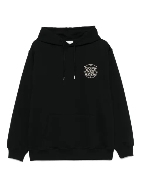 Drôle De Monsieur Slogan hoodie Black HHO183CO127