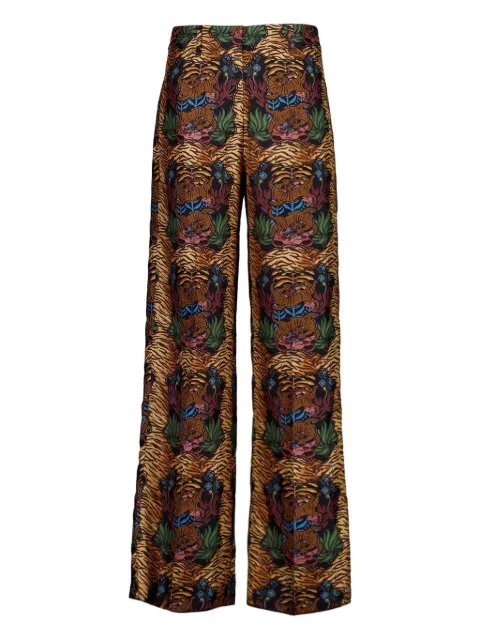 PAULA silk trousers Gold SONIA10SMS