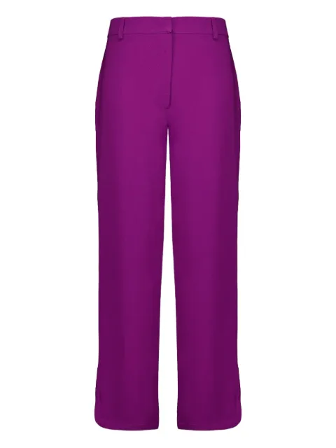 PAULA side-slits trousers Purple EMILY