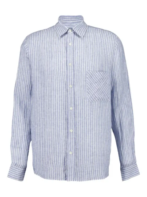 Frescobol Carioca Telles striped button-up shirt Blue 2589683