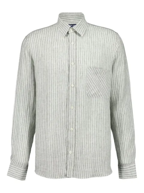 Frescobol Carioca Telles striped button-up shirt Green 2589842