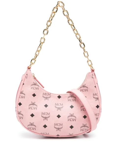 MCM monogram-print tote bag Pink MWHFATA02SOFT