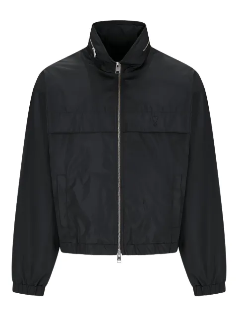 AMI Paris Coupe zip windbreaker Black HJK828PL0039