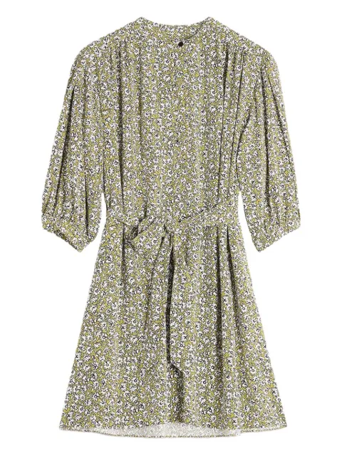 Maison Kitsuné mimosa floral-print mini dress Green OW01622WF40370198