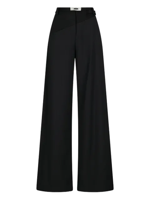 David Koma buckle tailored trousers Black PF25DK33TR