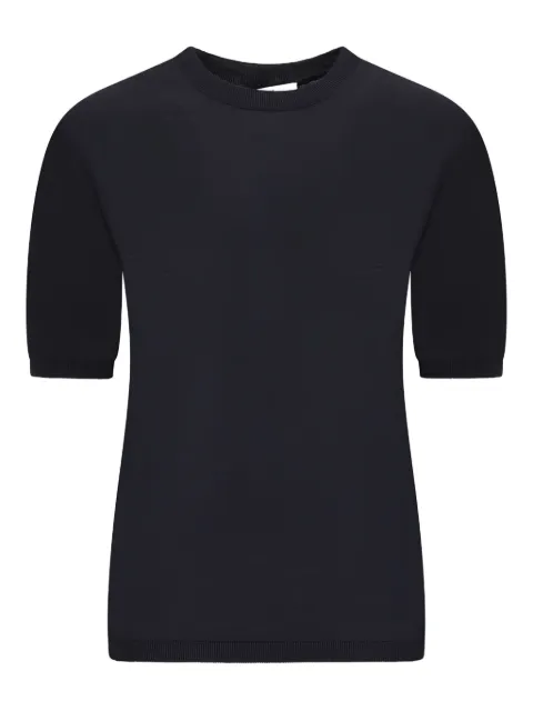 Max Mara short-sleeve round-neck top Black 2521366161600