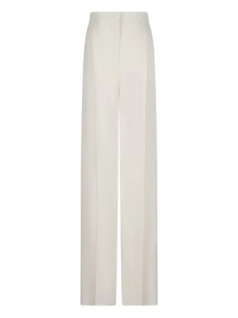 Max Mara Manetta pleated trousers White 252114E12