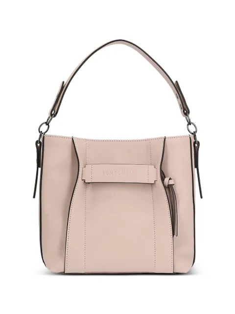 Longchamp S 3D leather tote bag Neutrals 10215HCV299