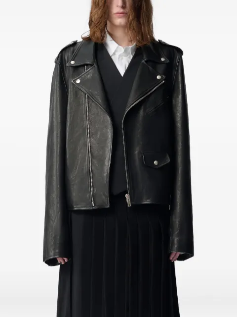 Ann Demeulemeester Arvid biker jacket Black B0012058LT137