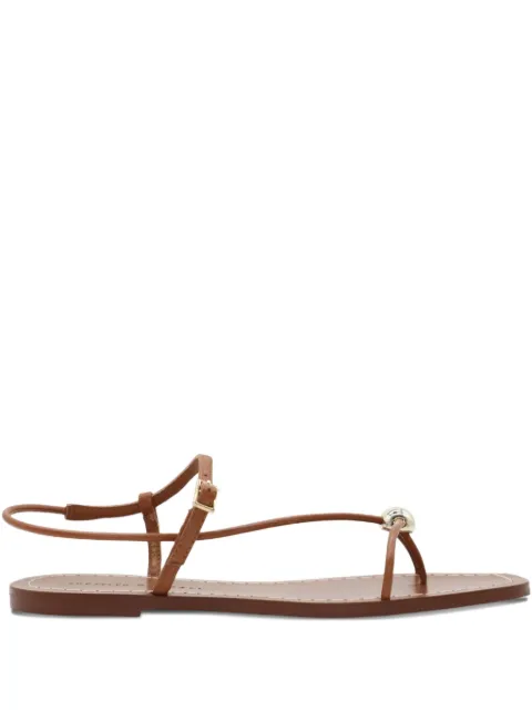 Loeffler Randall Lara leather sandals Brown LARAN