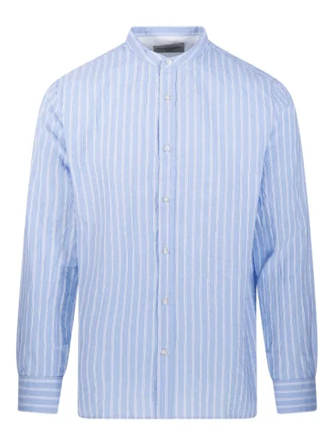 Officine Generale striped shirt Blue S25MSHI030