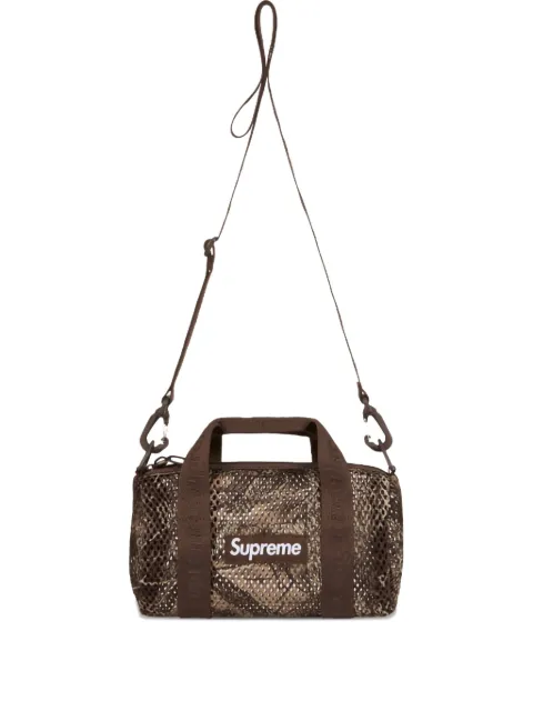 Supreme Mesh Mini duffle bag Brown SU25389
