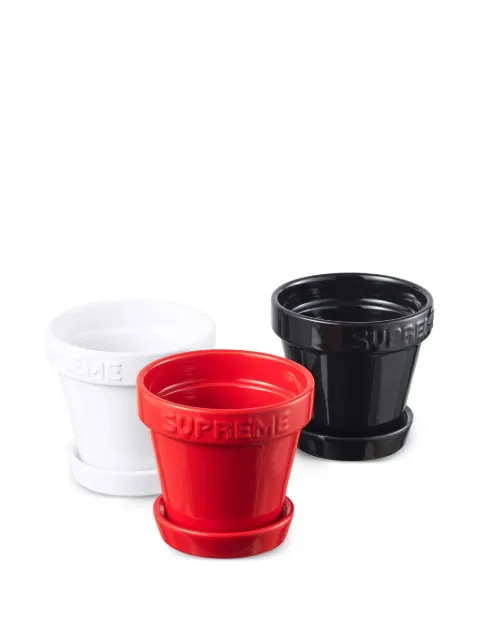 Supreme Mini Planters planters (set of three) Red SU25390