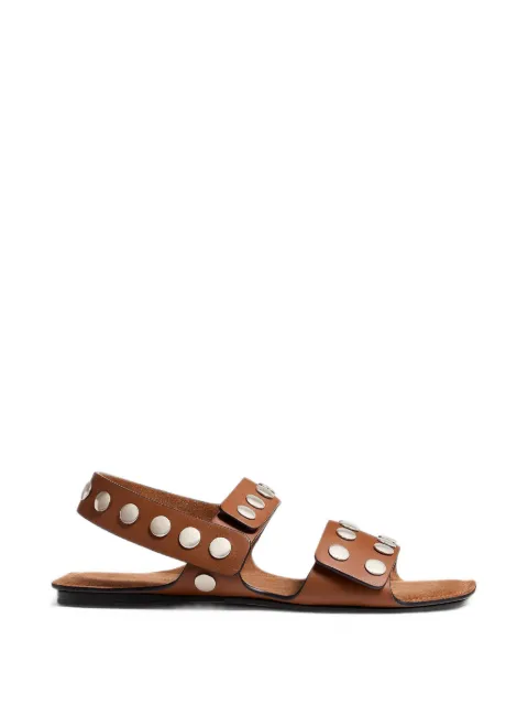 KHAITE Boden flat sandals Brown F3086930621