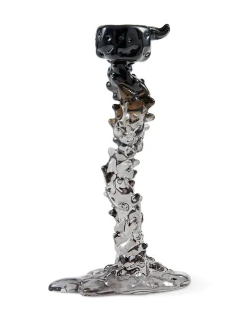 POLSPOTTEN sculptural candle holder Black 140225093
