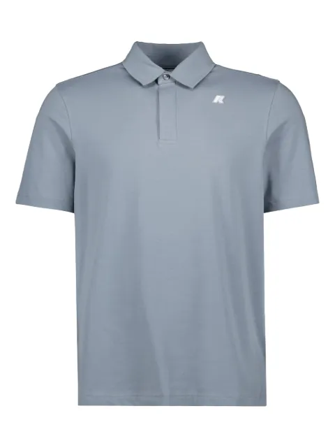 K-Way short-sleeve cotton polo shirt Grey K61419W