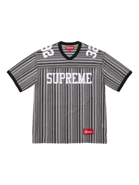 Supreme Open Knit Football T-shirt Black SU25382