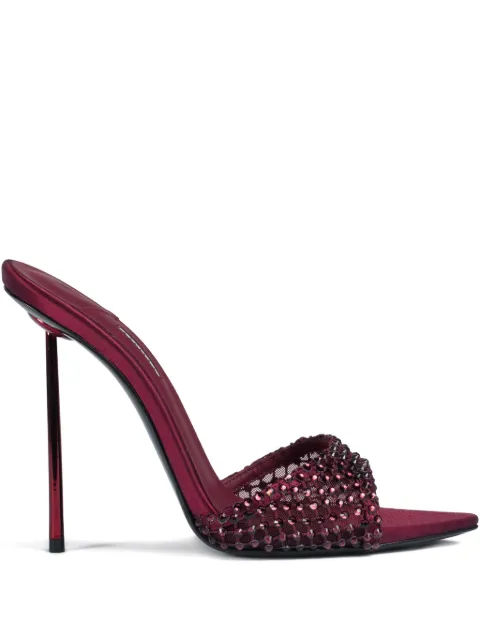Le Silla 120mm Gilda satin sandals Red 6618E100BXPPSAS
