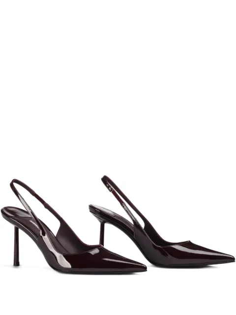 Le Silla 80mm Bella slingback pumps Red 4233B080LBPPKAB