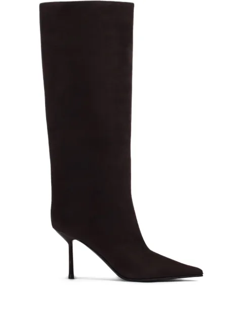 Le Silla 80mm Bella suede boots Brown 4236C080BLPPVEL