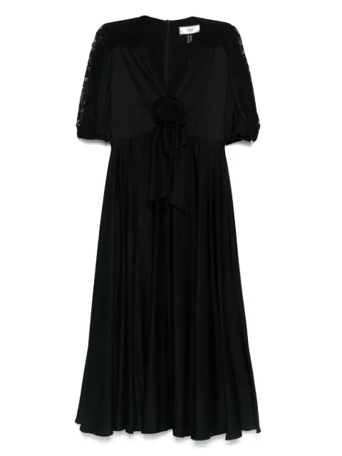 NISSA floral-lace dress Black RC15837