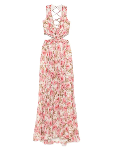 NISSA floral-print dress Neutrals RC15767PRINT