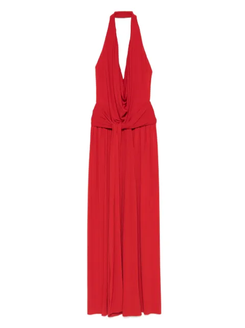 NISSA halterneck dress Red RS15854RED
