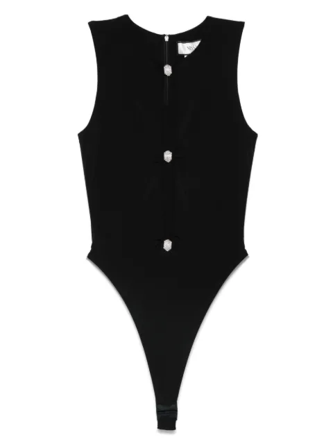 NISSA rhinestone-embellished body Black RBODYS16000
