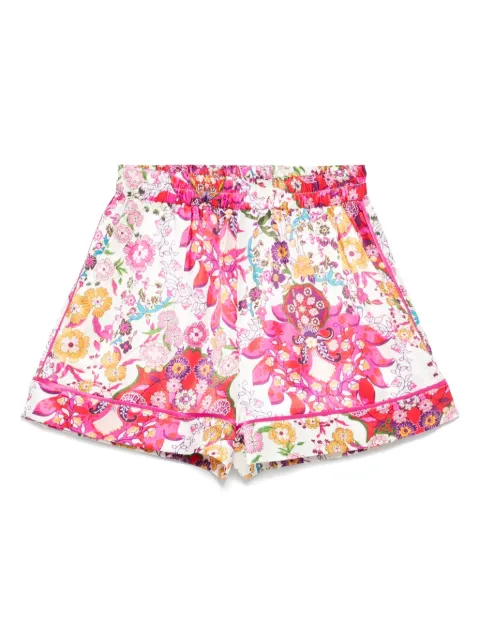 NISSA printed satin shorts Pink P15574