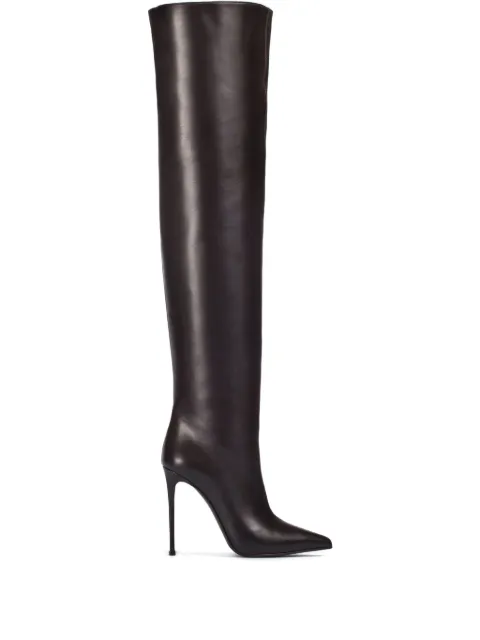 Le Silla Eva 120mm over-the-knee boots Black 2233C100RCPPGLO
