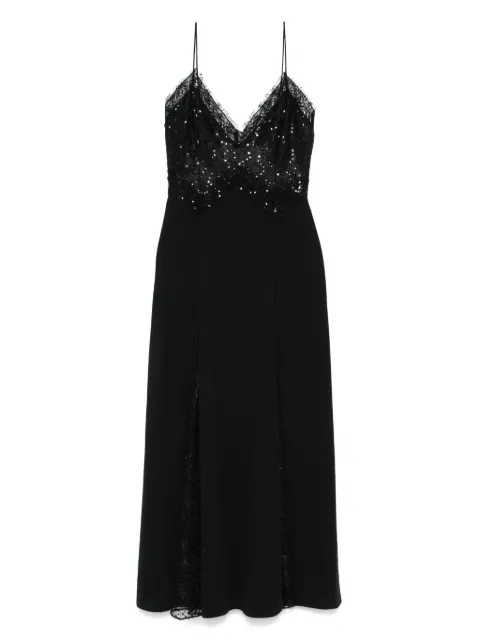 NISSA sequin-embellished midi dress Black RS15915