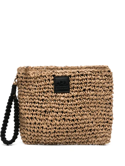 Sundek paper clutch bag Neutrals AW740ABPA100