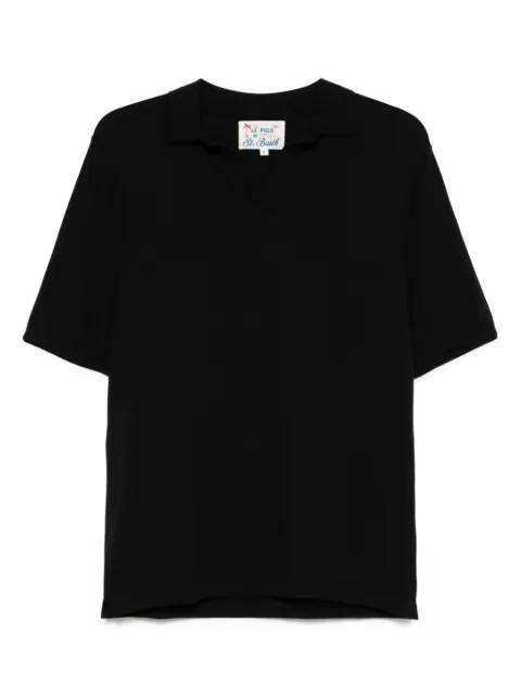 MC2 Saint Barth cotton polo shirt Black SLO0001