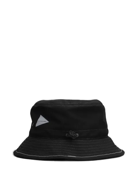 and Wander logo-print bucket hat Black 5745986244