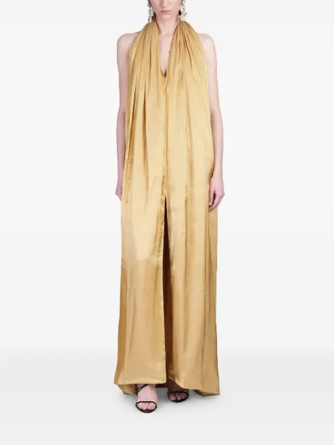 Rhea Costa Gigi maxi dress Gold RHS525065D