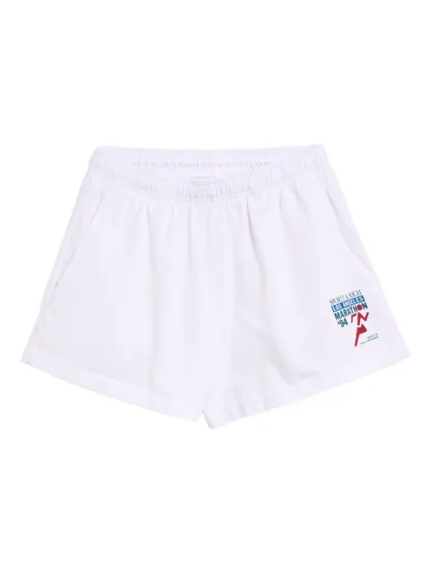 Sporty & Rich elasticated-waistband shorts White SH037622171WH01